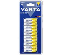 Varta Energy AA - Lot de 30 Piles Alcalines 1.5V - Type Usage Unique - Dimensions Emballage 100x48x230mm - Fabriqué en Allemagne - Référence 04106-229-630