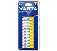 Varta Energy AA - Lot de 30 Piles Alcalines 1.5V - Type Usage Unique - Dimensions Emballage 100x48x230mm - Fabriqué en Allemagne - Référence 04106-229-630