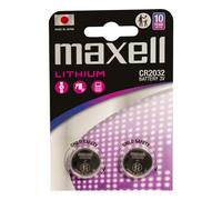 Maxell Piles bouton CR2032 Lithium 3 V – Lot de 2