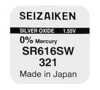 Pile Montre 321 / SR616SW / SR616 / SR65 Seiko