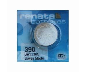 Pile montre SR1130SW 390 RENATA Oxyde d'argent 1,55V V390 D389-390 SR1130 SR54 capacité 60mAh date de péremption éloignée