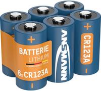 Pile photo CR-123A lithium Ansmann CR123 1375 mAh 3 V 6 pc(s)
