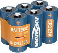 Ansmann Pile photo CR-123A (CR123) lithium 1375 mAh 3 V 6 pièces