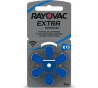 Pile Pour Appareil Auditif Rayovac, Extra Advanced, Taille 675, Lot De 6