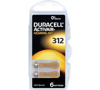 Duracell Piles auditives Activair 312 (PR41) - Zinc-air 1,45 V 160 mAh - 60 pièces