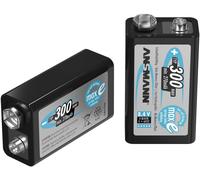 Ansmann Pack de 1 Pile rechargeable NiMH maxE batterie carrée 9V