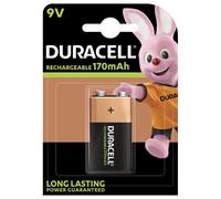 Duracell Pile rechargeable 9 V (6HR61) – 170 mAh