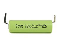 Pile Rechargeable Cosse a Souder AA / NH-R6 2200mAh Camelion