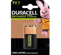 Pile rechargeable DURACELL 9V x1 170mAh RECHARGEABLE