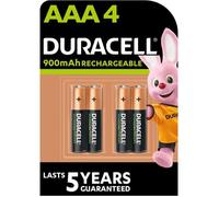 Pile rechargeable Duracell Lot de 4 piles rechargeables AAA 900mAh