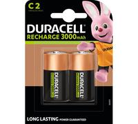 Duracell Pile rechargeable LR14 (C) NiMH 3000 mAh 1,2 V – Lot de 2