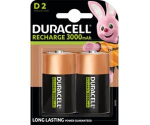 Pile rechargeable DURACELL LR20 D x2 3000mAh RECHARGEABLE
