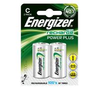 pile rechargeable - energizer recharge power plus - lr14 - 1.5 volts - blister de 2