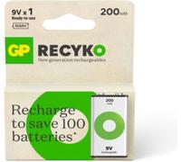 Pile Rechargeable 9V / HR22 200mAh GP ReCyko