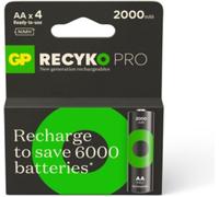 Pile rechargeable GP AA ReCyckO PRO lot de 4 2000mAh