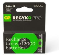 Pile rechargeable GP AAA ReCyckO PRO lot de 4 800mAh