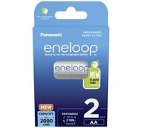 Sanyo Pile rechargeable eneloop BK-3MCDE/2BE AA 1,2V Ni-MH 2000 mAh prêt à l'emploi Lot de 2