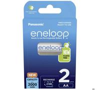 Sanyo Pile rechargeable eneloop BK-3MCDE/2BE AA 1,2V Ni-MH 2000 mAh prêt à l'emploi Lot de 2