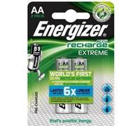 Energizer - Piles rechargeables AA (HR6) Extreme - 2300 mAh NiMH 1,2 V - 2 pièces
