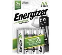 Energizer Pile rechargeable LR6 (AA) Universal HR06 NiMH 1300 mAh 1,2 V x4