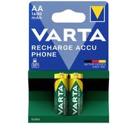 Pile rechargeable LR6 (AA) NiMH Varta RECH.AC.Phone AA1600mAh BLI2 1600 mAh 1.2 V 2 pc(s)
