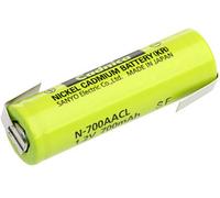 Pile rechargeable spéciale LR6 (AA) cosses à souder en Z NiCd Panasonic AA ZLF 1.2 V 700 mAh