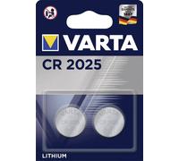 Pile ronde lithium 3v CR2025 VARTA - blister de 2 - 6025101402