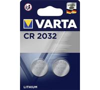 Pile ronde lithium 3v CR2032 VARTA - blister de 2 - 6032101402