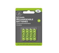 Pile Smart Solar 2/3 AAA NiMh 300 mAh lot de 4