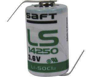 Pile spéciale 1/2 LR6 (AA) lithium Saft LS14250HBG cosses à souder en Z 3.6 V 1200 mAh 1 pc(s)