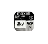 PILE SR43W OXYDE ARGENT 386 1.55V 125mAh x1 MAXELL