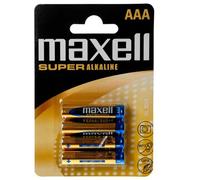 PILE SUPER ALCALINE R03 AAA 1.5V x4 MAXELL