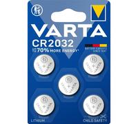 Pile Varta 06032 CR2032 Lithium 3V 5 pièces