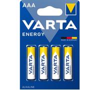 Pile - VARTA - Energy - LR03 (AAA) - Alcaline - Lot de 4