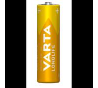 Pile Varta Longlife AA alcaline 1.5V usage unique 50.5mm hauteur 14.5mm diamètre 23.2g