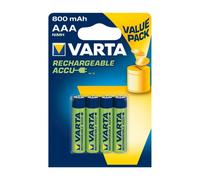 Pile Varta Recargable AA NiMH 800 mAh 4 Unidades Bleu Vert