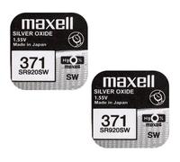 PILES 2 x 371 SR920SW 0% Mercure Oxyde d'argent Piles de Montre [Lot de 2]290