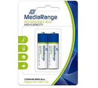 Piles Rechargeable MediaRange NiMHMignon AA, HR6, 1.2V - MRBAT123
