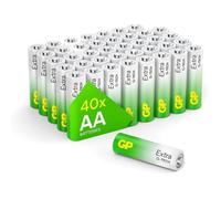 Piles AA - Lot de 40 Piles | GP Extra | Batteries Alcalines AA LR6 1,5v - Longue durée