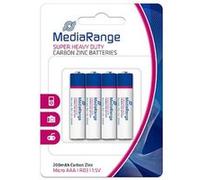 Piles AAA - 1.5V non-rechargeables MediaRange Zinc-Carbone - MRBAT141 G