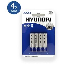 Piles AAA Hyundai - 4 pièces