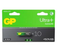 10 Piles Alcalines AAA / LR03 GP Ultra Plus