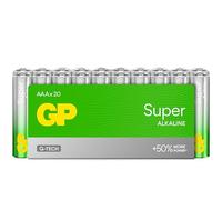 20 Piles Alcalines AAA / LR03 GP Super