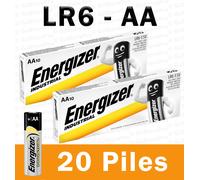 Piles AAA LR03 Energizer - LR6 AA - A23 Alcaline MN21 - Pile CR2032 Longue Durée