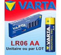 Piles AAA LR03 VARTA - AA LR06 INDUSTRIAL PRO LR3 LR6 PILE 1,5 V ALCALINE