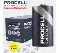 Piles Alcaline 1,5 LR20 D MN1300 AM1 19669 mAh 133 mΩ Duracell Procell Constant