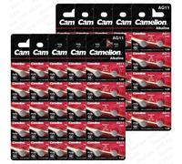Piles Alcaline 1,5V : AG11 LR58 LR721 162 361 362 G11 SR58 SR721 21 mAh Camelion
