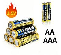 Piles alcalines 1,5V A AAA, tension stable, haute performance durable, convient pour les jouets, les lampes de poche, les rasoirs, les réveils, les sonnettes, les souris sans fil, Halloween, Noël, le
