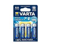 PILES ALCALINES + 80% R6 AA VARTA HIGH ENERGY PAR 4