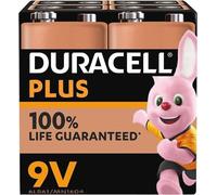 Piles alcalines 9 V 6LR61, lot de 4